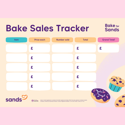 Baking - Bake Sale Tracker