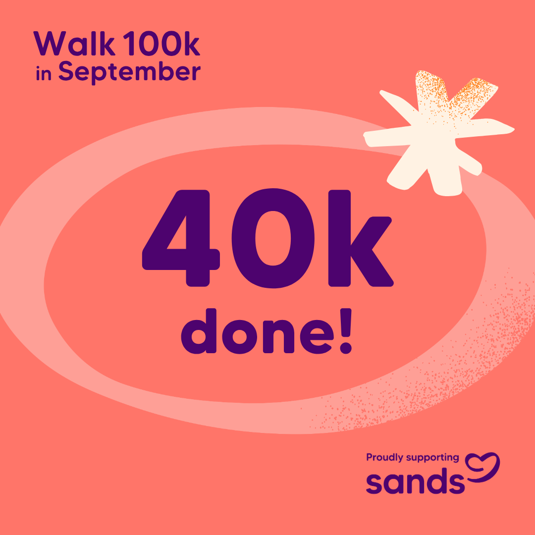 40k badge - Walk 100k Sept 2026