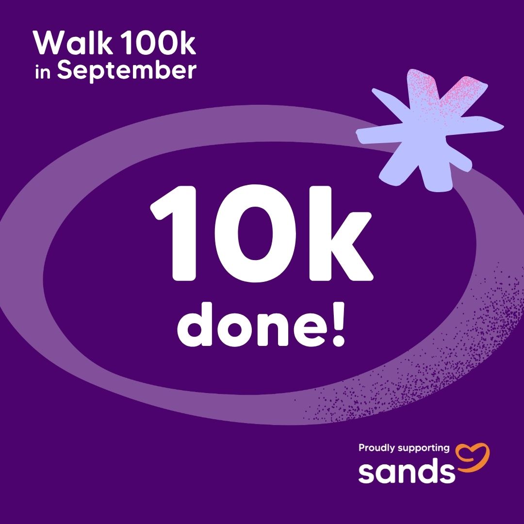 10k badge - Walk 100k Sept 26