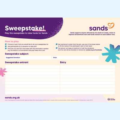 General - sweepstake template