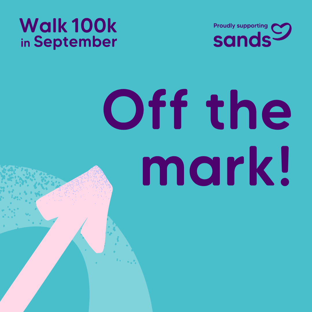 Off the mark badge - Walk 100k Sept 2026
