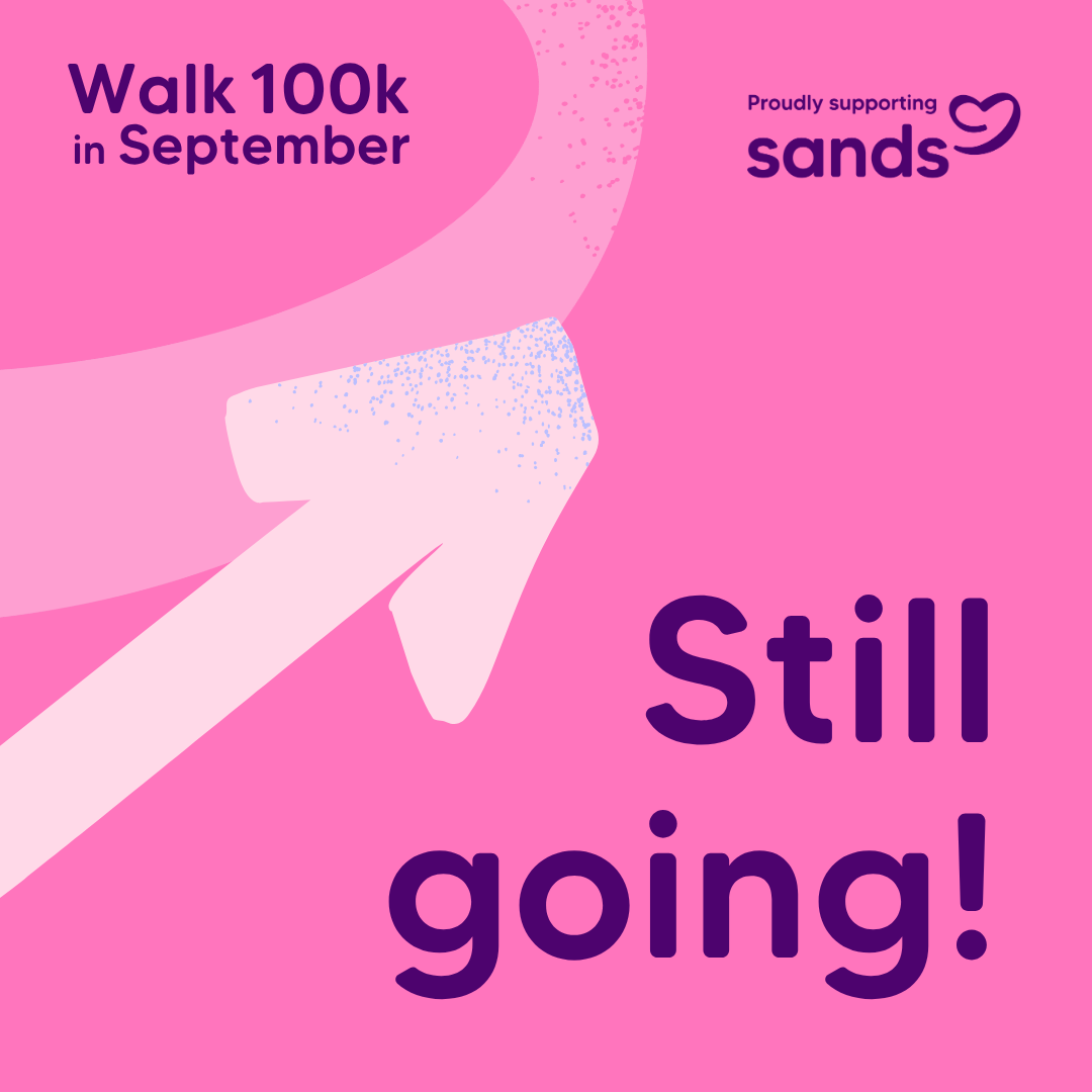 Still going badge - Walk 100k Sept 2026