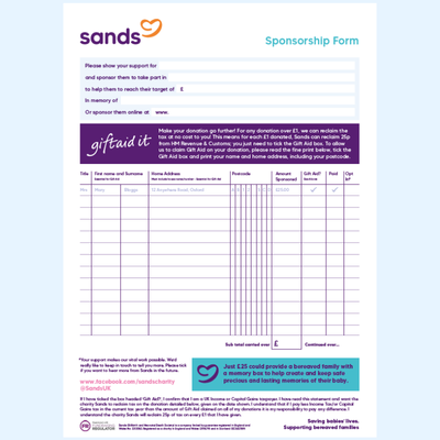 General - Sponsor form