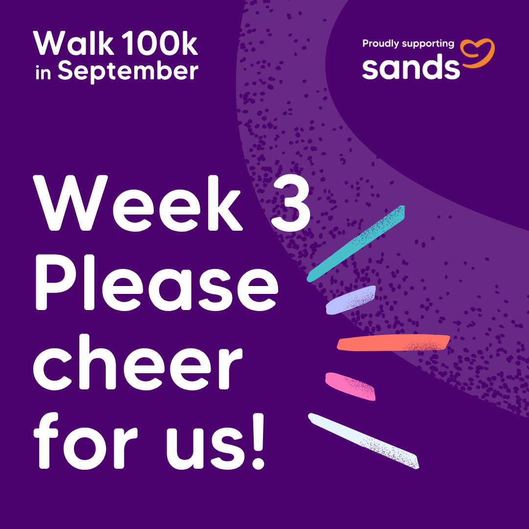 Week 3 done badge (team) - Walk 100k Sept 2026