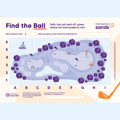 Golf - Sally find the ball Game