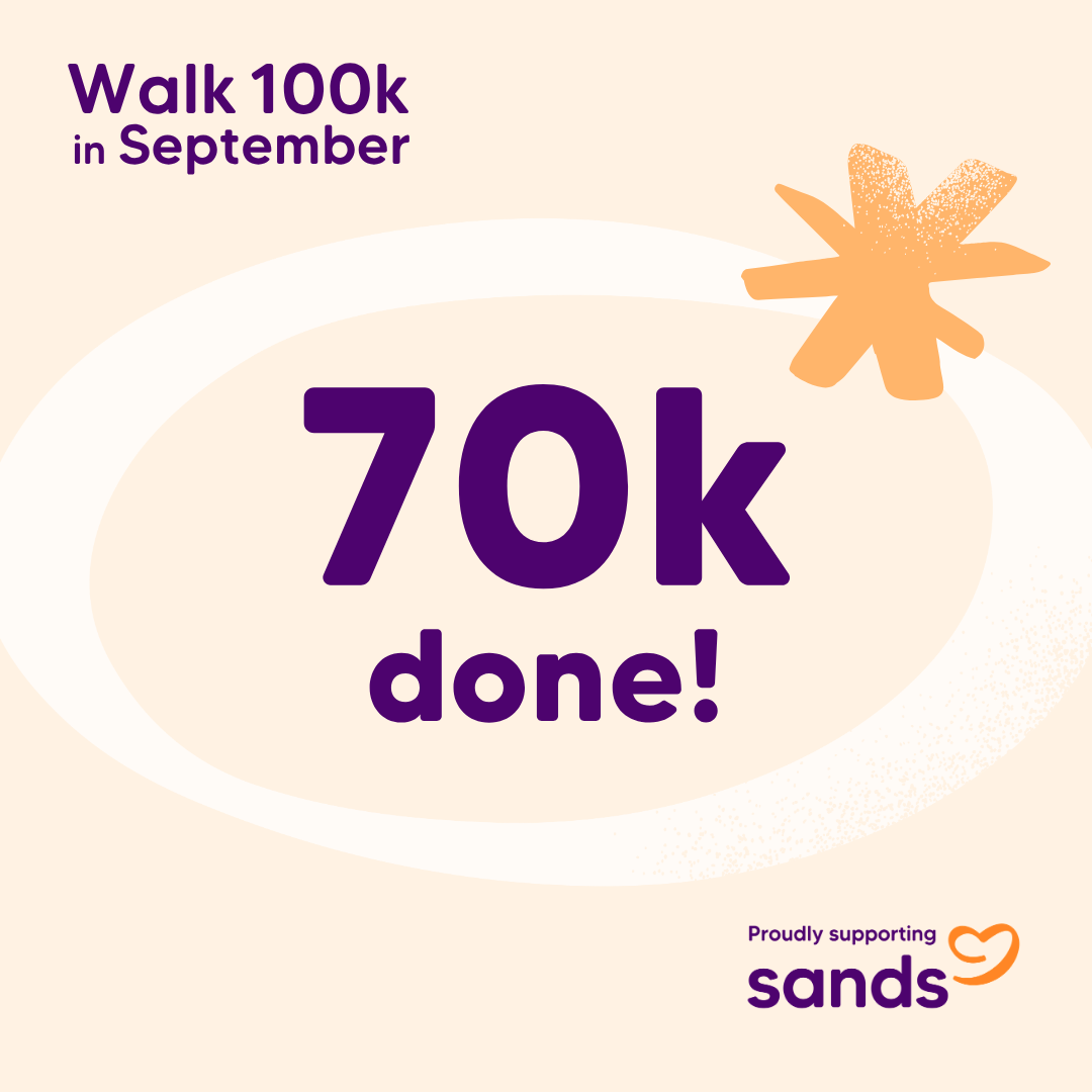 70k badge - Walk 100k Sept 2026