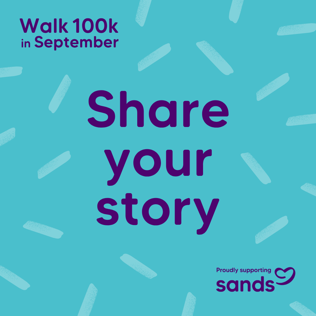 Share your story badge - Walk 100k Sept 2026
